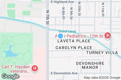 Map image of the property - 815 E Roma Ave