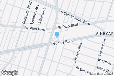Map image of the property - 1511 S Highland Ave