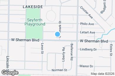 Map image of the property - 2112 W Sherman Blvd