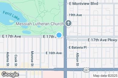 Map image of the property - 1684 Harrison St