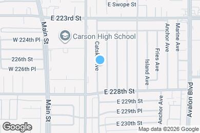 Map image of the property - 22618 Catskill Ave