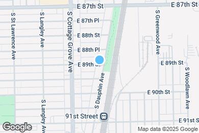 Map image of the property - 8900 S Dauphin Ave