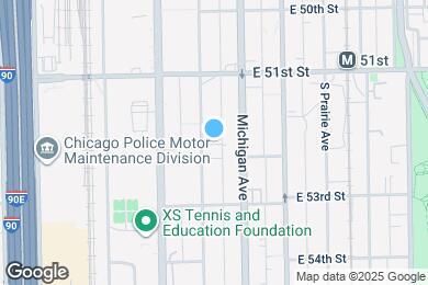 Map image of the property - 5201 S Wabash Ave