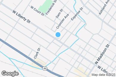 Map image of the property - 610 W Liberty St