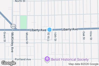 Map image of the property - 1045 11th St