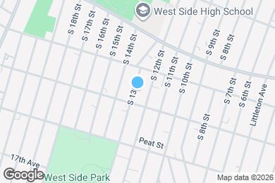 Map image of the property - 450 S 13th St