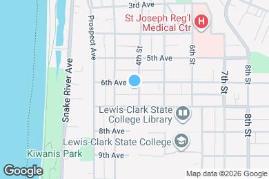 Map image of the property - 326 6th Ave