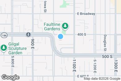 Map image of the property - 1032 E 400 S