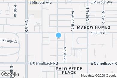 Map image of the property - 5135 N 10th St