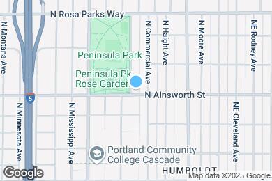 Map image of the property - 535 N Ainsworth St