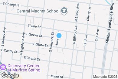 Map image of the property - 215 Kerr Ave