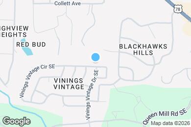 Map image of the property - 439 Vinings Vintage Cir
