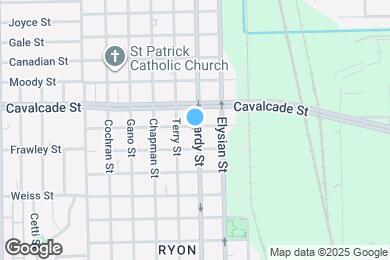 Map image of the property - 1524 Evelyn St