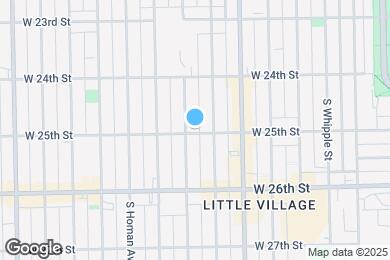 Map image of the property - 3248 W 25th St