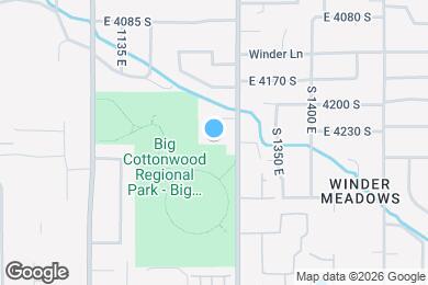 Map image of the property - 4240 S 1300 E