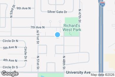 Map image of the property - 4811 6th Ave N