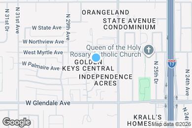 Map image of the property - 7125 N 28th Ave