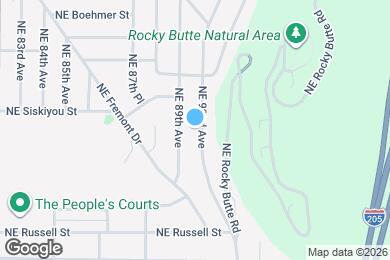 Map image of the property - 2923 NE 92nd Ave