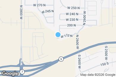 Map image of the property - 177 N 2650 W