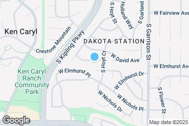 Map image of the property - 9574 W David Pl