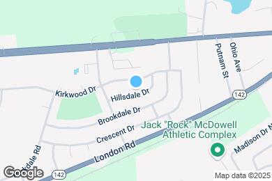 Map image of the property - 654 Hillsdale Dr