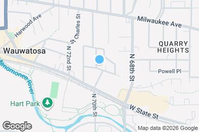 Map image of the property - 1302 N 70th St