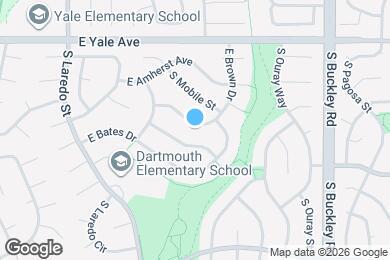 Map image of the property - 16372 E Brown Dr