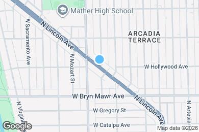 Map image of the property - 5689 N Lincoln Ave