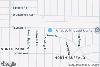 Map image of the property - 321 North Dr