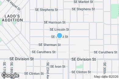 Map image of the property - 2216 SE 24th Ave