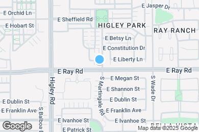 Map image of the property - 3387 E Liberty Ln