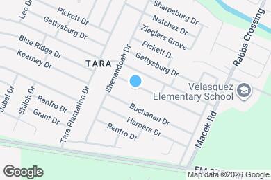 Map image of the property - 7102 Tara Blue Ridge Dr