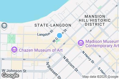 Map image of the property - 225 W Gilman St