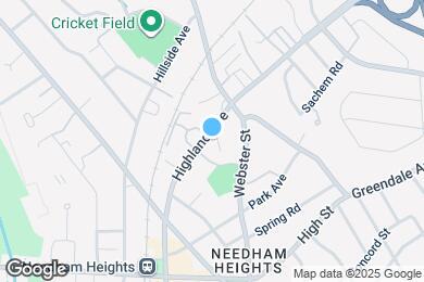 Map image of the property - 736 Highland Ave