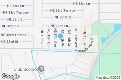 Map image of the property - 3202 NE 14th Pl
