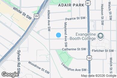 Map image of the property - 751 Brookline St SW