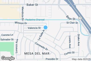 Map image of the property - 2860 La Salle Ave