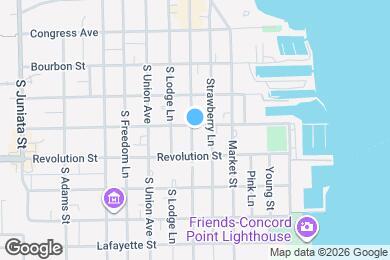 Map image of the property - 401 S Washington St