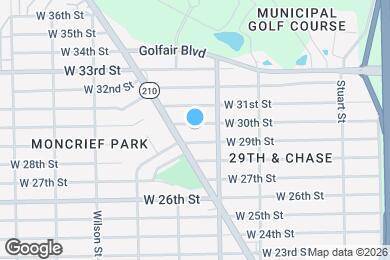Map image of the property - 1336 W 30th St