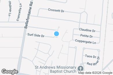 Map image of the property - 1500 Surf Side Dr