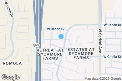 Map image of the property - 16541 W Sierra St