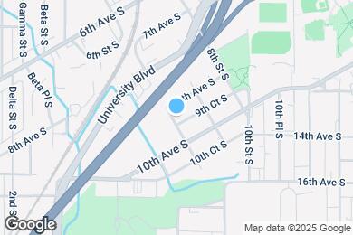 Map image of the property - 600 9th Ct S