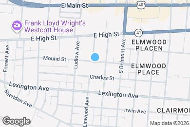 Map image of the property - 1813 Mound St