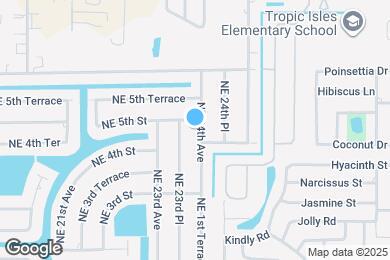 Map image of the property - 408 NE 24th Ave