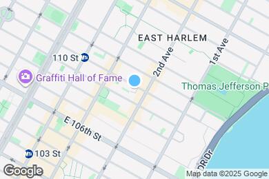 Map image of the property - 244 E 110th St