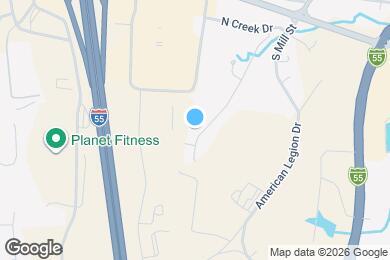 Map image of the property - 835 Woodside Creek Dr