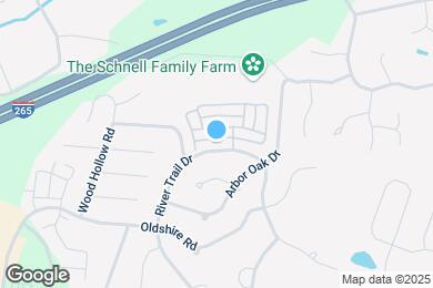 Map image of the property - 9620 River Trail Dr