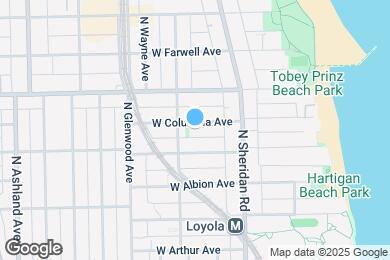 Map image of the property - 1251 W Columbia Ave