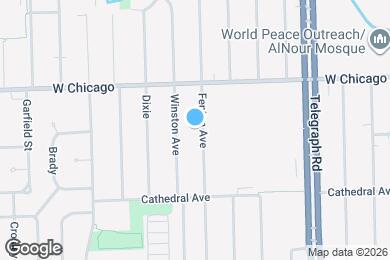 Map image of the property - 9319 Fenton Ave