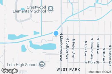 Map image of the property - 7210 N Manhattan Ave